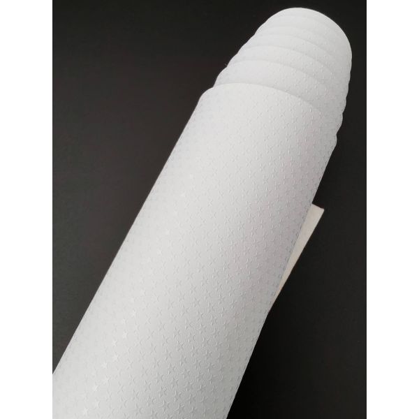 1.2mm Thickness Waterproof PU Soccer Leather with Star Pattern for Football Balls