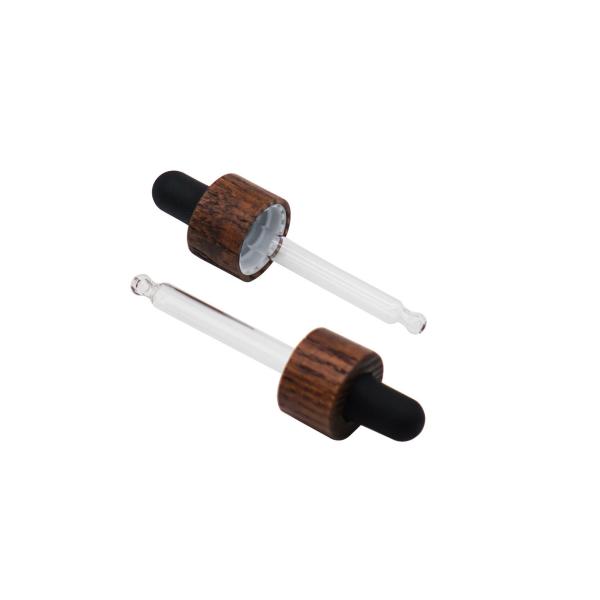 Течебезопасное 18/410 закрытий бамбуковой капельницы масла Recyclable пластиковы