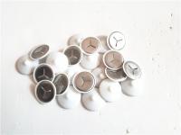 Arruela de travamento de aço inoxidável do auto com o tampão plástico branco para fixar Pin 12Ga