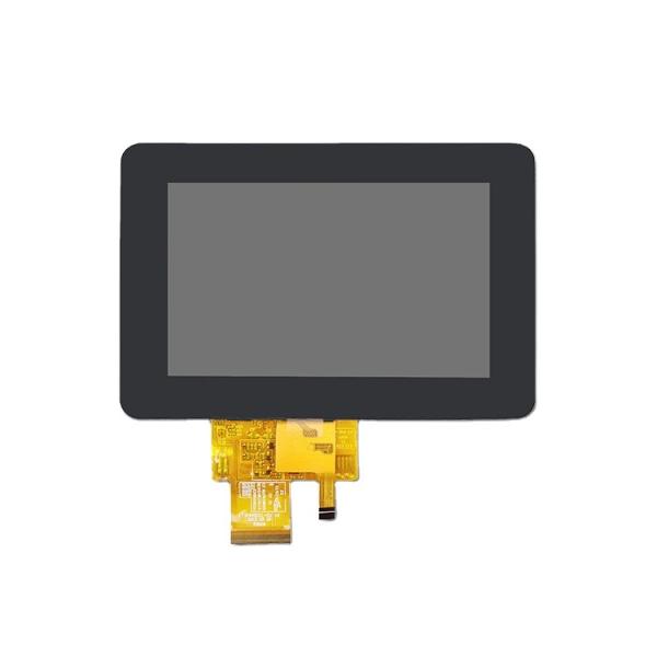 5 definição do lcd 800x480 do tft da polegada com o painel de toque capacitivo