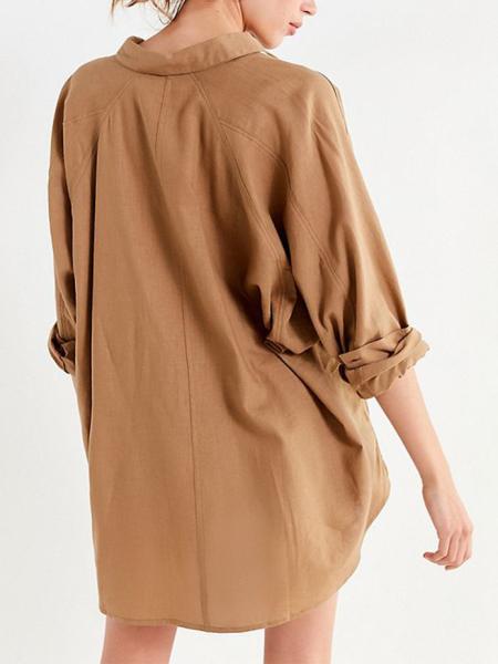 Chemise de tissu de la toile 2018 pour des femmes
