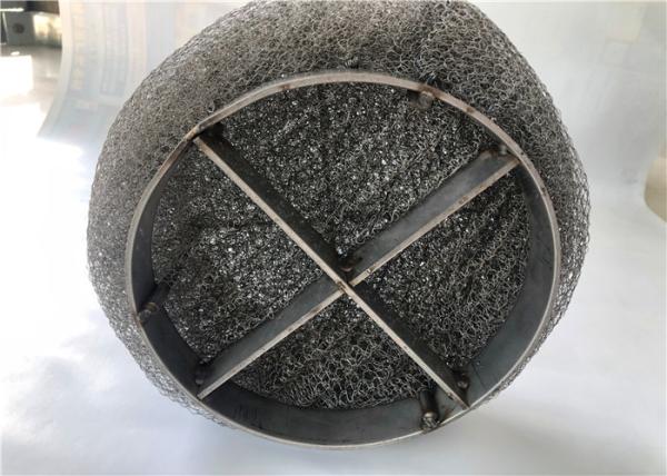Eficiência alta da coleção da almofada de pouco peso do desembaçador da rede de arame para a torre química