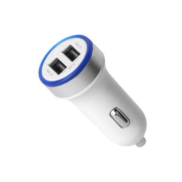 Universal Input DC12V Rapid Phone Charger Dual USB Fast Charger