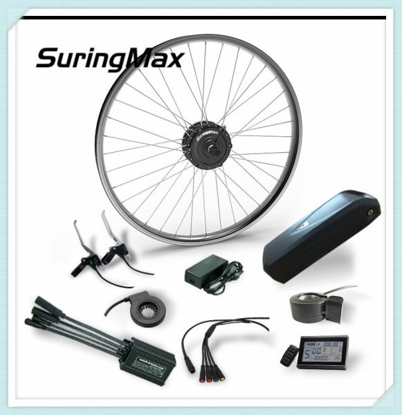 Rear Ebike Wheel Kit , 36V 250W electric Hub Ebike motor Kit With Batteries