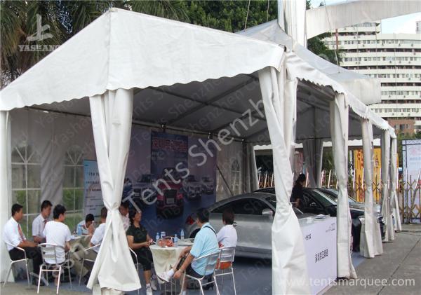 6x42M Outdoor UV Resistant Hard Pressed Extruded Aluminum Car Exhibition Tent