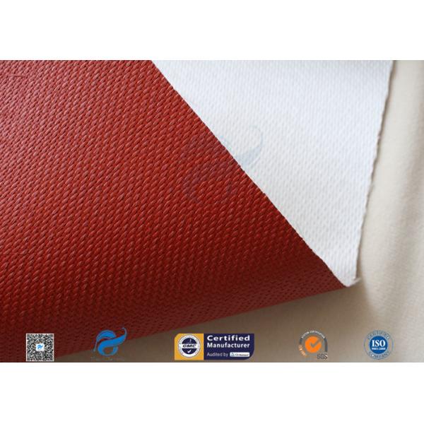 E Glass Silicone Coated Fiberglass Cloth 260℃ Heat Resistant 8HS 1550mm Width