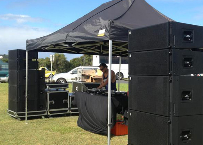 Neodymium Outdoor Line Array Sound System For Church , Professional Loudspeaker Systems