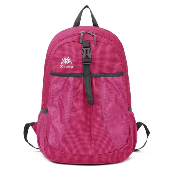 foldable backpack pink colorful wholesale backpacks for travel