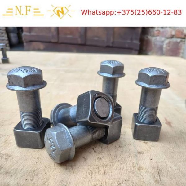 16*53 24mm Bulldozer Track Bolts Nuts Excavator Bolt 7K2017 Nut 234944