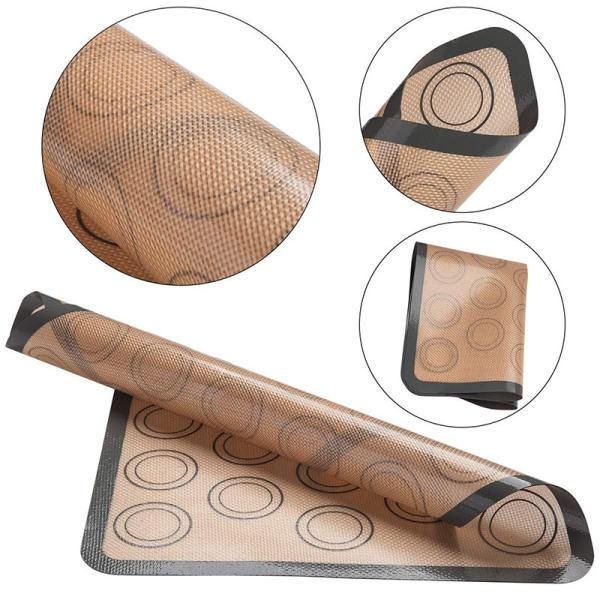 High Temperature Resistant Silicone Non Stick Baking Mat Thickness 0.75mm