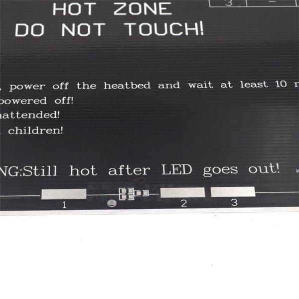214*214* 3mm 24V 3D Printer Heatbed Aluminum Substrate Hot Plate