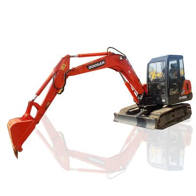 DH55 Used Doosan Excavators 36KW Rated Power 0.2m3 Bucket Capacity High Efficiency