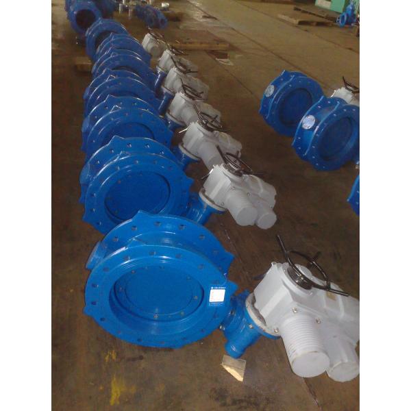 Electric Flanged DN50 - DN2000 1.6 MPa Ductile Iron Butterfly Valve for Water
