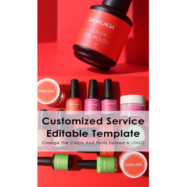 Private Label Light Pink Nail Acrylic Powder Fast Air Dry Nail Polish Soak Off Uv Led Gel Polish With Customs Logo