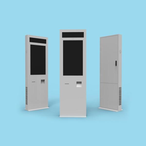 43 Inch Waterproof Outdoor Self Service Kiosk LED Electronic Display TFT Type