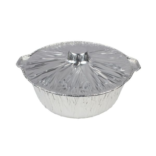 Pot en feuille d'aluminium
