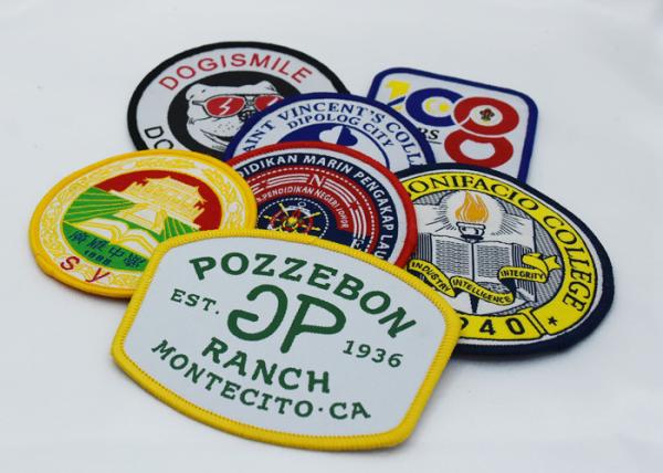 Environmental Custom Made Embroidered Patches Sew Iron On Patches For Clothes