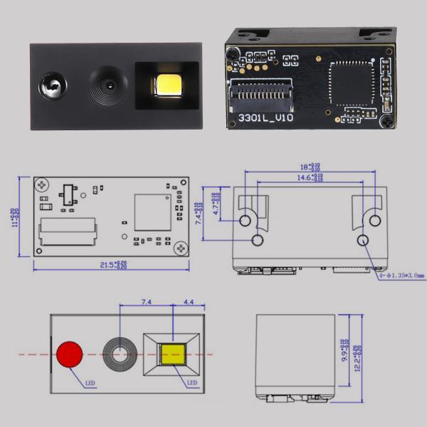 OEM Barcode Scan Module Engine QR Code Reader with Wide Scan Viewing Angle for Self-service Kiosk Intelligent Cabinet