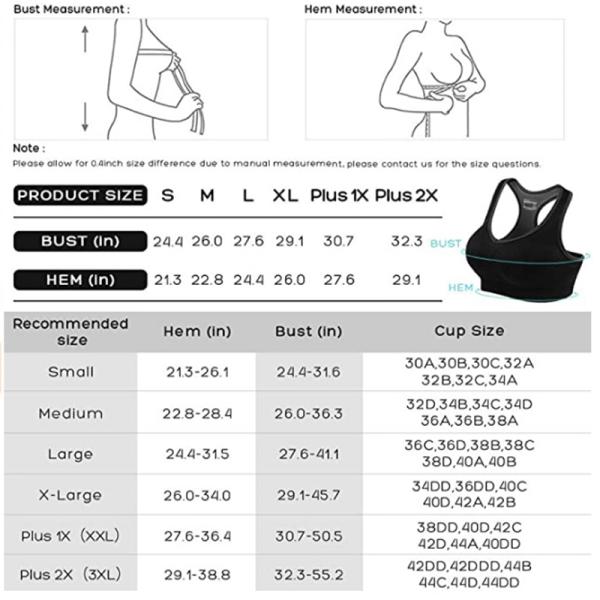 Solid Women High Impact Sports Bra Antishock Quick drying Short