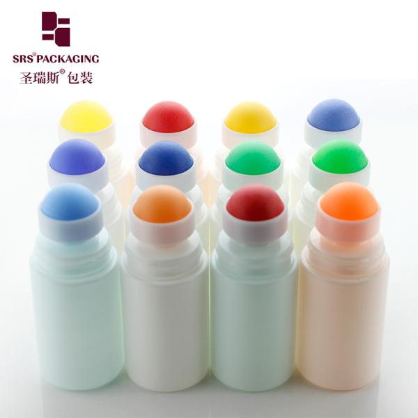 Multiple Colored Hollow Plastic Roller Ball For Cosmetic 35.5mm 25.4mm 25.32mm 25.27mm