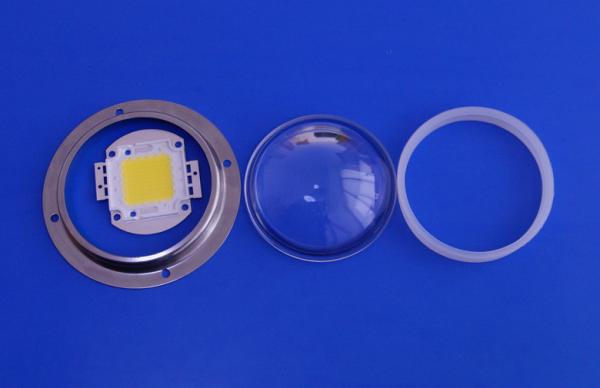 Diodo emissor de luz da ESPIGA do poder superior com LENTE de vidro