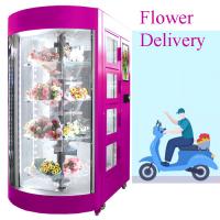 Fleur fraîche vendant l'écran tactile de refroidissement Smart de la livraison de la machine 120V de casier