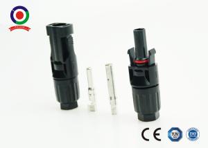6KV Test Voltage Copper Tin-plated Solar Panel Connectors with Customized Length