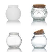 Bouteilles de yaourt en verre à bouche large avec couvercle 100 ml 150 ml