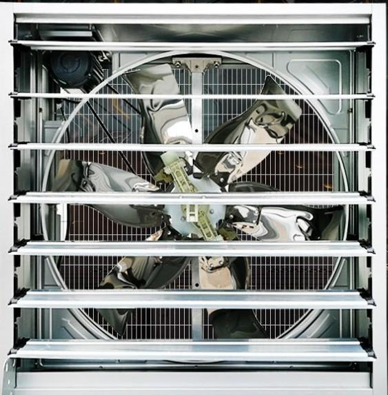 Dource Factory 44 56 Inch Wall Mounted Electric Exhaust Fan for Poultry Farm Factory Greenhouses Small Shutter Big Discount