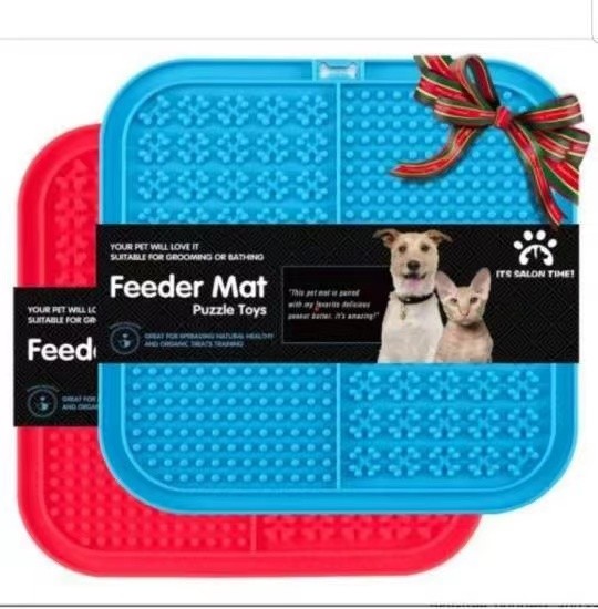 Cuenco de obstrucción de Slow Food del animal doméstico de Cat Dog Licking Pad Anti del silicón