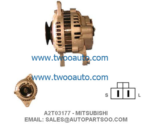 MD133171 MD136839 - MITSUBISHI Alternator 12V 75A Alternadores