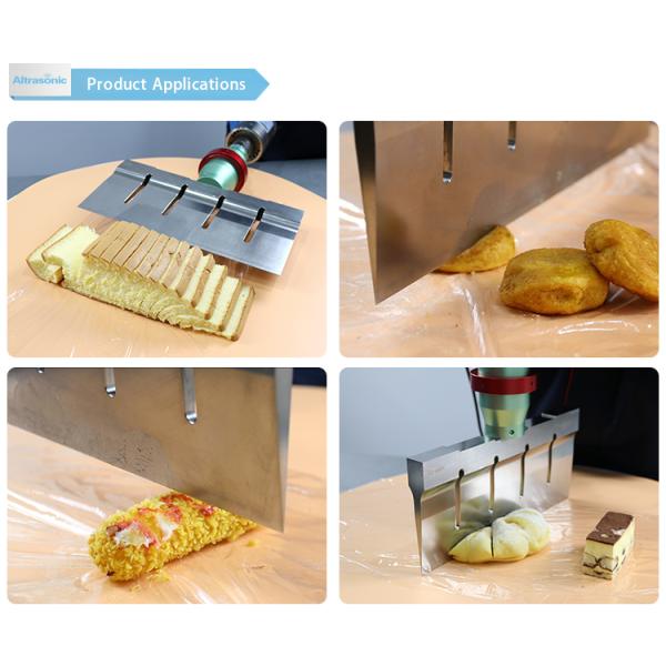 305mm Special Titanium Blade Ultrasonic Food Cutting Machine , Ultrasonic Cutting Knife