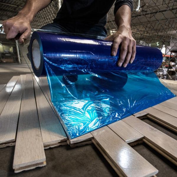 36 polegadas X 600 pés de protetor de superfície duro azul do filme fácil da proteção do assoalho da máscara