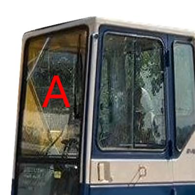 Substituição de vidro de Front Up Tempered Glass Window do táxi de KOMATSU do verde do FCC