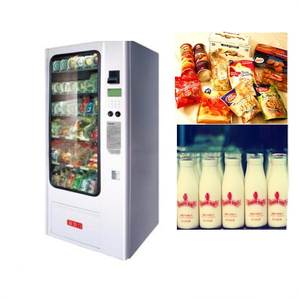 1000w Automatic Fast Food Cup Noodle Coin Vending Machine Hot Sale