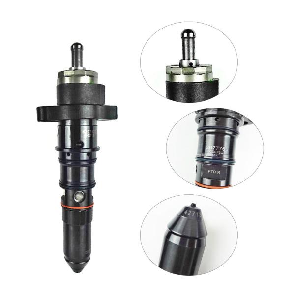 K38 K50 Car Excavator Diesel Engine Fuel Injector 3077760 Standard Size
