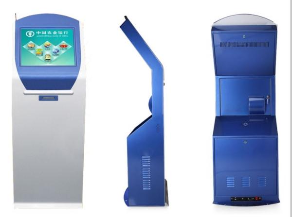 Automatic quality queue token number ticket kiosk machine for bank