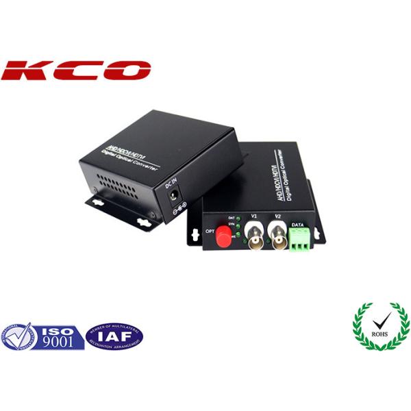 Data voice video optical fiber converter single mode 20km FC/UPC connector