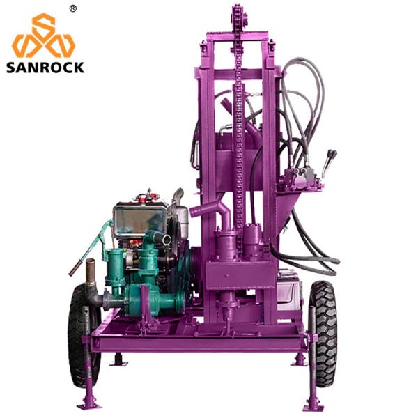 75-300mm Drilling Diameter Hydraulic Water Well Drilling Rig for Small Water Drilling Equipment