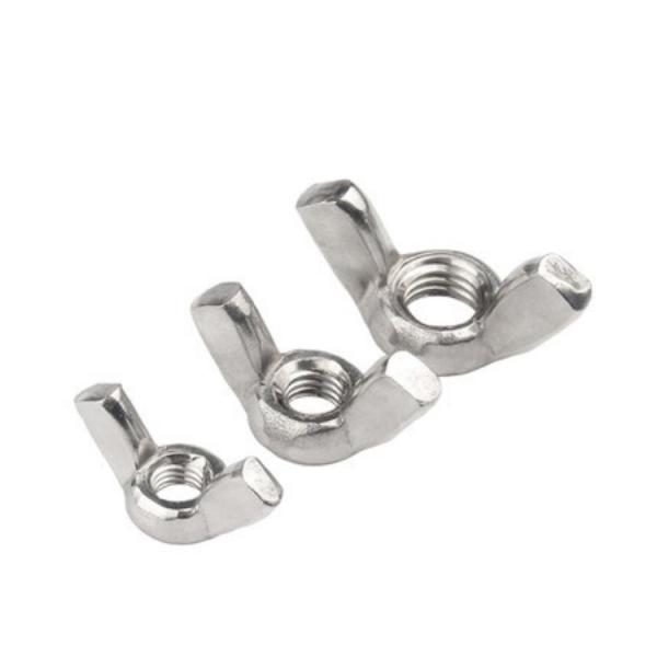 304 Stainless Steel Wing Nuts DIN 315  Precision Casting DIN315  Wing Nuts Butterfly Nut