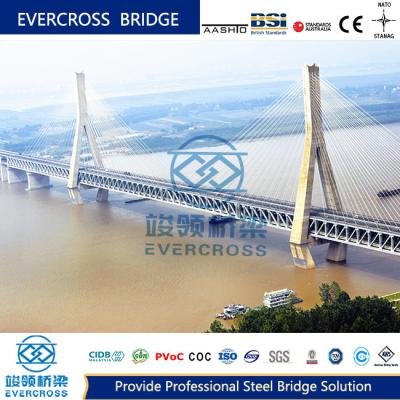 Prefabricated Steel Truss Bridge Simple Beam Bridge Large Span