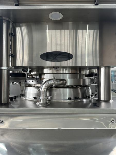 Double Discharge Automatic Tablet Press Machine Compression Tablet Production Equipment