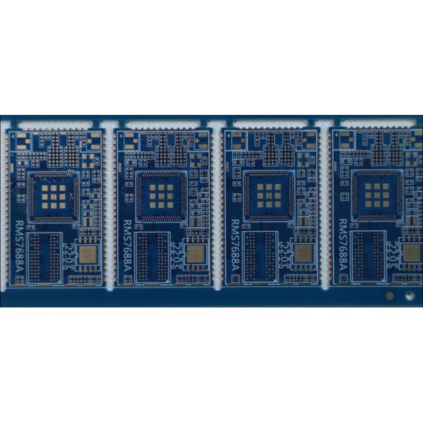 6 couches d'huile bleue carte de PCB militaire carte de circuit imprimé PCB imperméable à l'eau 1,2 mm de finesse