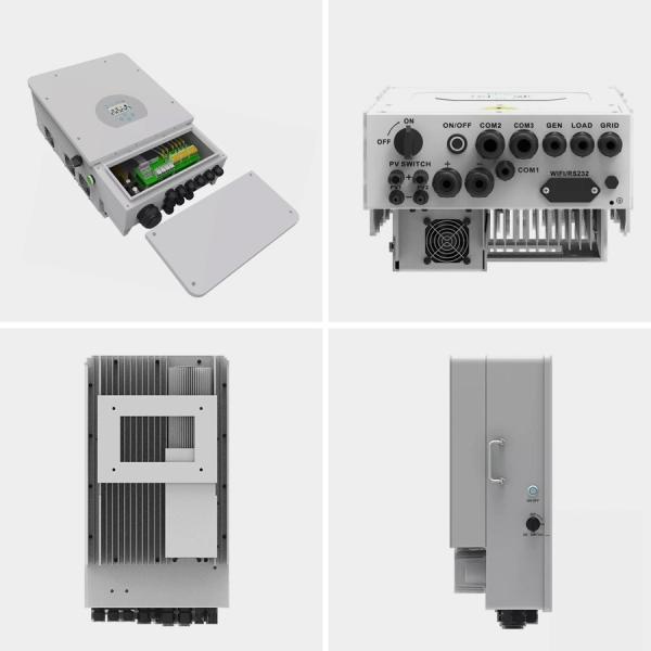 Invertisseur solaire hybride multifonctionnel sûr avec un rendement d'invertisseur de 98%