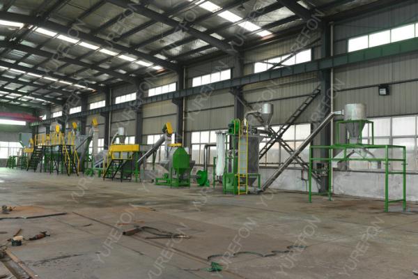 SUS 304 PET Plastic Washing Recycling Machine , Plastic Recycling Crusher With SKD 11 Knife