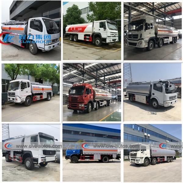 Сталь углерода тележки топливного бака Q235 HOWO 6 CBM с маслом Refilling тележка распределителя