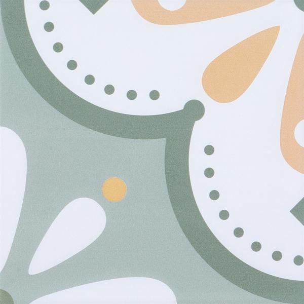 Green Ceramic Rustic Tile 20x20cm Waterproof Indoor Floor Wall