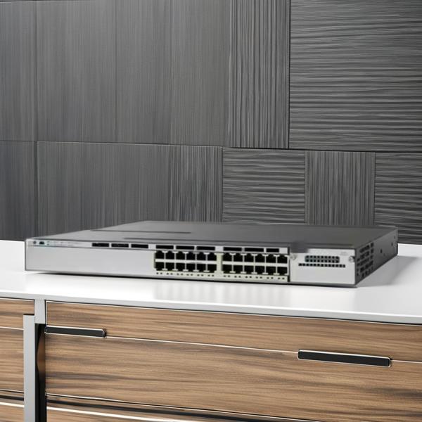 Commutateur UPoE C9300-24UX-E à 24 ports 10G avec PoE SNMP QoS 160 Gbps