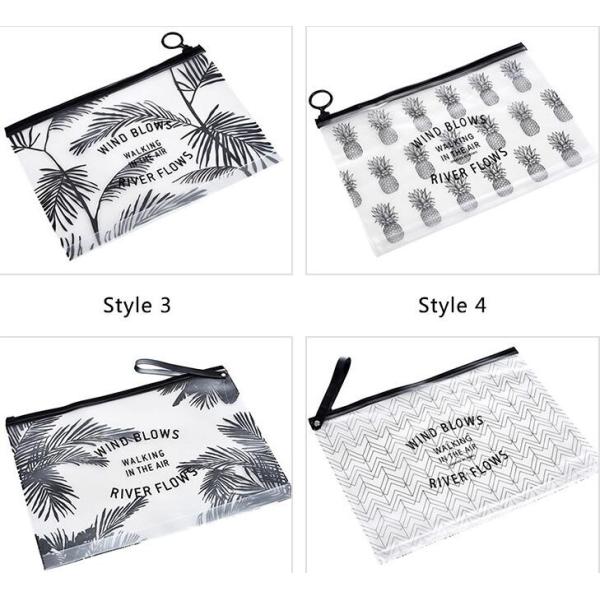 метал молния, слайдер металла, сумка документа сетки ПВК размера папки файла а4 с косметиками молнии поставки офисов путешествуют пакет