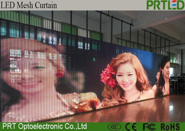 Big Viewing Angle LED Curtain Screen P10 Concert Stage SMD3528 Video Wall